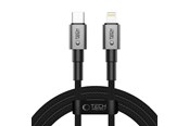 USB-kabel - Tech-Protect Ultraboost DNA USB-C / Lightning PD27W/3A 200 cm cable - grey - 5906302380886