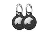 Mobiel - Covers & Cases - Tech-Protect  Rough 2-pack Case for Apple AirTag - Black - 5906302360710