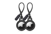 Mobiel - Covers & Cases - Tech-Protect Rough 2-pack Case for Apple AirTag - Black - 5906302360772
