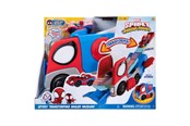 Speelgoedauto - Spidey and His Amazing Friends Spidey Amazing Metals Transforming Hauler Raceway - SNF0428