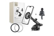 Mobiel - Overige accessoires - Tech-Protect  N58 Magnetic MagSafe Car Mount for Cockpit Windshield or Air Vent Mount - Black - 5906302360888