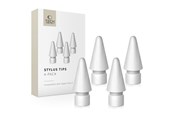 Mobiel - Overige accessoires - Tech-Protect Stylus Tips for Apple Pencil 4-Pack - White - 5906302322978