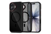 Mobiel - Covers & Cases - Tech-Protect MagHybrid MagSafe Case for iPhone 17 - Black & Red - 5906302330416