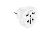 Voedingskabel (extern) - FIXED Travel Adapter Schuko EU/World White - FIXCT-EU2-WH