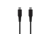 USB-kabel - FIXED LIQUID Silicone cable 60W USB-C/C 0.3m Black - FIXDLS-CC03-BK