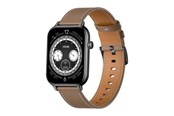 Smartwatch, Sporthorloge en Activity Tracker - Colmi C28 Smartwatch with Black and Brown Leather Strap - C28-brown leather