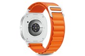 Smartwatch - Accessoires - Tech-Protect Nylon Stripe Strap for Samsung Galaxy Watch 40 / 44 / 46 mm - Orange - 5906302331277