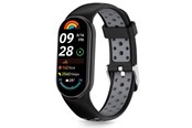 Smartwatch - Accessoires - Tech-Protect IconBand Air Strap for Xiaomi Smart Band 8 / 9 / 10 / NFC - Black & Gray - 5906302331338