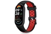 Smartwatch - Accessoires - Tech-Protect IconBand Air Strap for Xiaomi Smart Band 8 / 9 / 10 / NFC - Black & Red - 5906302331369
