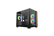 Case - Cooler Master Elite 481 Wood - Case - Tower - Zwart - E481-KHNN-S00