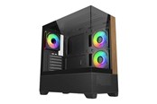 Case - Cooler Master Elite 690 Wood - Case - Tower - Zwart - E690-KHNN-S00