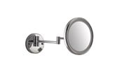 Badkamer accessoires - Gedy Eva Wandgemonteerde LED Make-upspiegel x5 - 211713