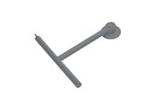 Badkamer accessoires - Gedy Silicone Doucheglij met Haak - 264108