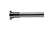 Badkamer accessoires - Croydex Zelfdragende telescopische douchegordijnstang - 110-260 cm - AD102100