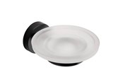 Badkamer accessoires - Croydex Epsom zeepbakje - zwart - QM481921