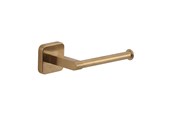 Badkamer accessoires - Gedy Tonga Toiletrolhouder - Geborsteld Messing - TO2488