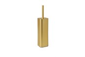 Badkamer accessoires - Gedy Tonga Toiletborstel - Geborsteld Messing - TO3488