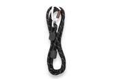 Honden - Woolly Wolf - Rope Leash Black - 180 cm - 10mm - RPLSHRVB600