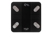 Personenweegschalen - Adler AD 8186 - bathroom scales - black - 5905575903440