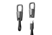Mobiel - Overige accessoires - Tech-Protect Ultraboost DNA Cable with Keychain USB-C PD 60W / 3A - Gray - 5906302331963