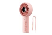 Powerbank - Jisulife Handheld Fan Life4 3600mAh Portable USB Fan - Pink Powerbank - Roze - 3600 mAh - 6975061536758