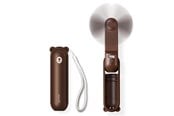 Powerbank - Jisulife Handheld Fan Life8 Plus Portable USB Fan with Power Bank Function 4500mAh and Flashlight - Brown Powerbank - Bruin - 4500 mAh - 6975061537199