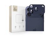 Mobiel - Beschermend glas - Tech-Protect Camfull Fit+ Lens Glass for iPhone 17 Pro - Navy Blue - 5906302332595