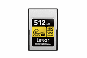 Geheugenkaart - Lexar Professional GOLD CFexpress 4.0 Type A - 512GB - LCAEXG4512G-RNENG