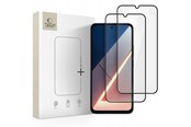 Mobiel - Beschermend glas - Tech-Protect Glass Fit+ 2-pack Tempered Glass for Xiaomi Poco M7 - Black - 5906302332625