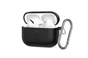 Mobiel - Covers & Cases - Tech-Protect Silicone Hook Case for AirPods Pro 3 - Black - 5906302333097