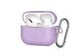 Mobiel - Covers & Cases - Tech-Protect Silicone Hook Case for AirPods Pro - Purple - 5906302333103