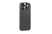 Mobiel - Beschermend glas - AmazingThing Aviation-Grade Alloy Tempered Glass Lens for iPhone 16 Pro / 16 Pro Max Camera Lens - Black - IP16CAMPBKGLA
