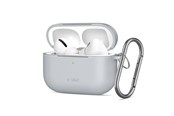 Mobiel - Covers & Cases - Tech-Protect Silicone Hook Case for AirPods Pro - Grey - 5906302333141