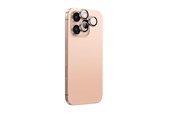 Mobiel - Beschermend glas - AmazingThing AR Aluminum 3 Lens Glass with Camera Lens Frame for iPhone 16 Pro / 16 Pro Max - Rose Gold - IP16CAM3RGLA