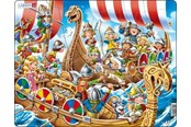 Puzzels - Larsen Puzzles Puzzle Vikings - 30 pieces Maxi (36.5x28.5 cm) Vloer - US41