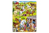 Puzzels - Larsen Puzzles Puzzle Horses - 50 pieces Maxi (36.5x28.5 cm) Vloer - US26