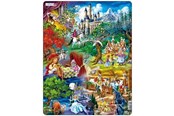 Puzzels - Larsen Puzzles Puzzle Grimm's Fairy Tales - 33 pieces Maxi (36.5x28.5 cm) Vloer - US24
