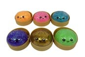 Kleine cadeautjes voor kinderen - Trend Toys Kawaii Glitter Slime Dumplings 1psc 6cm. Asst. In Steam basket - 201089