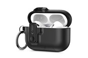 Mobiel - Covers & Cases - Tech-Protect Slim Hook Case for AirPods Pro 3 - Black - 5906302333288