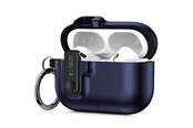 Mobiel - Covers & Cases - Tech-Protect Slim Hook Case for AirPods Pro 3 - Navy Blue - 5906302333295