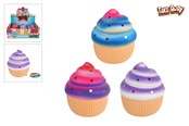 Kleine cadeautjes voor kinderen - Van Manen XXL Squeeze Cupcake 3 ass. Ø 14 cm - 120210