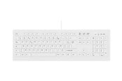 Toetsenbord - Cherry Contour Active Key MedicalKey ClassicClean AK-C8100 - keyboard - medical hygienic design full size - AZERTY - French - white Input Device - Toetsenbord - Frans - Wit - AK-C8100F-U1-W/FR