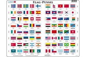 Puzzels - Larsen Puzzles Puzzle Flag-Puzzle - 80 pieces Maxi (36.5x28.5 cm) Vloer - L2