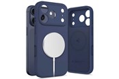 Mobiel - Covers & Cases - Tech-Protect Silicone MagSafe Case for iPhone 17 Pro Max - Navy Blue - 5906302333875