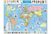 Puzzels - Larsen Puzzles Puzzle World Politics - 107 pieces Maxi (36.5x28.5 cm) Vloer - K1