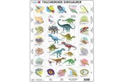 Puzzels - Larsen Puzzles Puzzle Fascinating Dinosaurs - 35 pieces Maxi (36.5x28.5 cm) Vloer - HL9