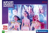 Puzzels - Clementoni K-Pop Demon Hunters Super 104 brikker - 27257
