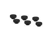 Doe-het-zelf waterkoeling - Thermal Grizzly DeltaMate Plug - Black (6-Pack) - TG-DM-FIT-6009