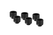 Doe-het-zelf waterkoeling - Thermal Grizzly DeltaMate Fitting - HT16 Black (6 - TG-DM-FIT-6002