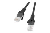 Netwerk - kabel - Lanberg patch cable - black RAL 9004 - Zwart - PCU5-10CC-0100-BK